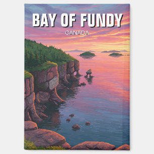 Bay of Fundy Nova Scotia Kanada Magnet