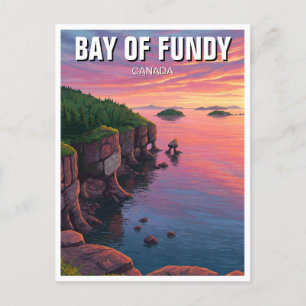 Bay of Fundy Nova Scotia Kanada Postkarte