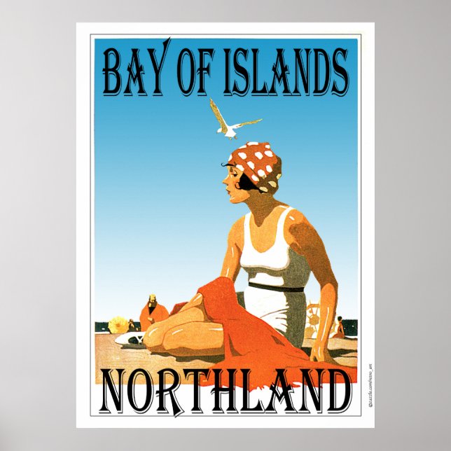 Bay of Islands, Northland Beach Poster (Vorne)