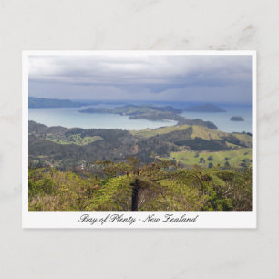 Bay of Plenty, Islands from Oove, Neuseeland Postkarte
