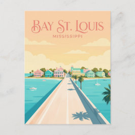 Bay St. Louis Mississippi Postkarte