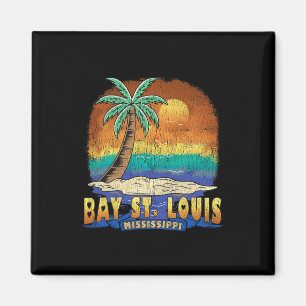 Bay St. Louis Mississippi Vintage Not Souve Magnet