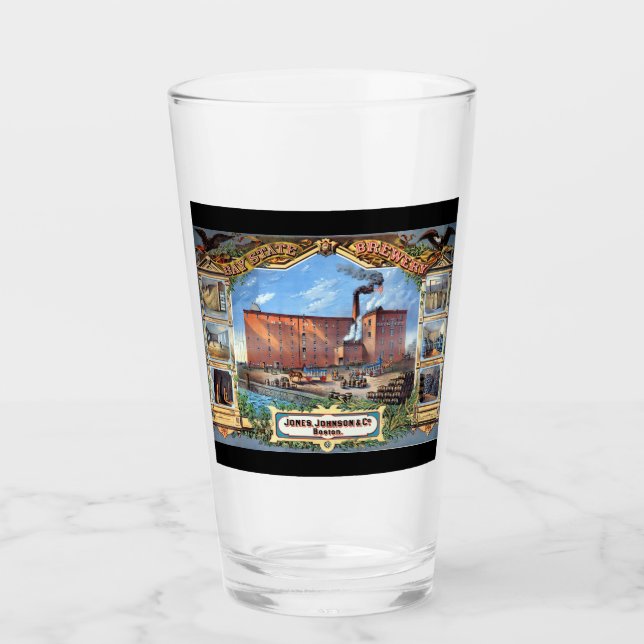 Bay State Brauerei Boston Glas (Vorderseite)