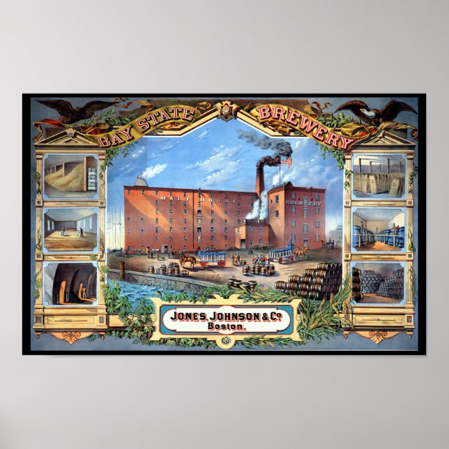 Bay State Brewery Boston Poster (Vorne)