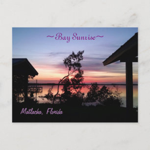Bay Sunrise Matlacha Florida Postkarte
