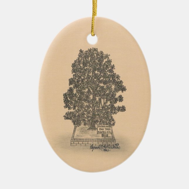 Bay Tree Keramik Ornament (Vorne)