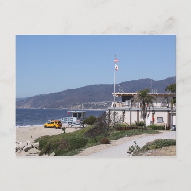 Bay Watch Los Angeles Postkarte (Vorderseite)