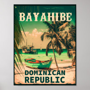 Bayahibe Dominikanische Republik - Retro Vintager Poster