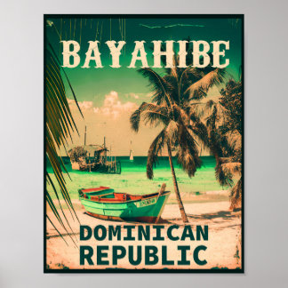 Bayahibe Dominikanische Republik - Retro Vintager Poster