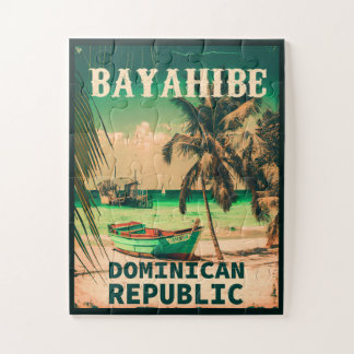 Bayahibe Dominikanische Republik - Retro Vintager Puzzle