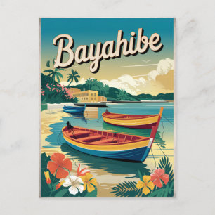 Bayahibe Dominikanische Republik Vintage Postkarte