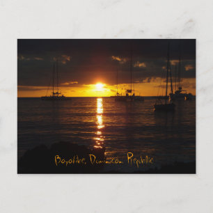 Bayahibe Sunset, Bayahibe, Dominikanische Republik Postkarte