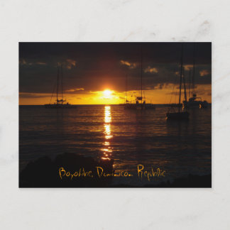 Bayahibe Sunset, Bayahibe, Dominikanische Republik Postkarte