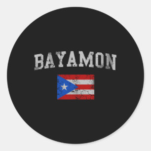 Bayamon Puerto Rico Flag Runder Aufkleber