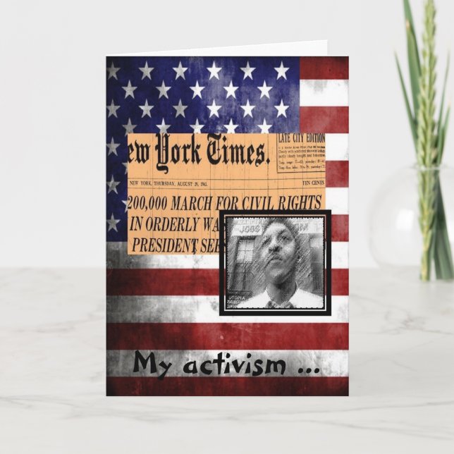 Bayard Rustin Karte (Vorderseite)