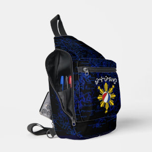 Baybayin Pilipinas Basketball Crossbody Bag