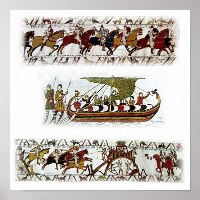 Bayeau Tapestry 11. Jahrhundert Poster (Vorne)