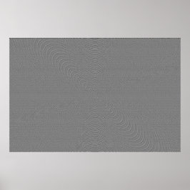 Bayer Matrix Wave Poster