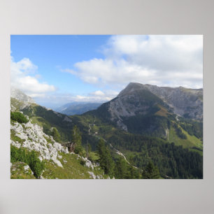 Bayerische Alpen Poster