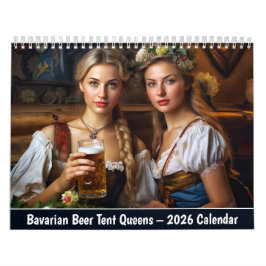 Bayerische Bierzeltdamen – Kalender 2026