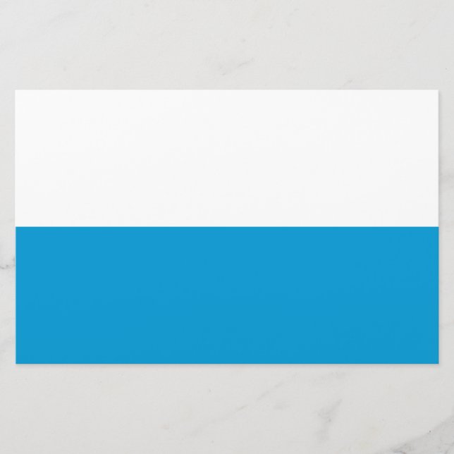 Bayerische Flagge Briefpapier (Vorderseite)