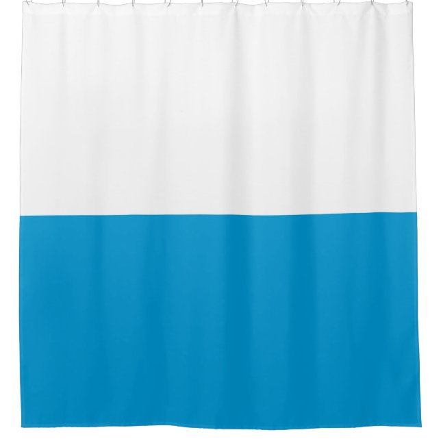 Bayerische Flagge Duschvorhang (Vorderseite)