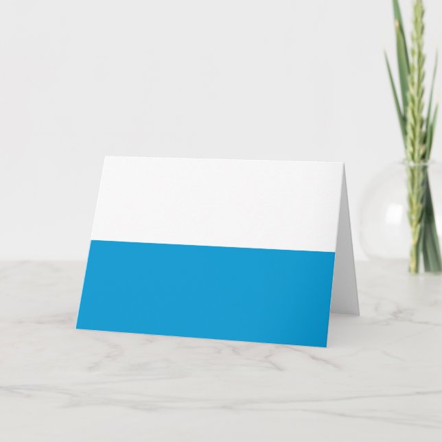 Bayerische Flagge Karte (Vorderseite)