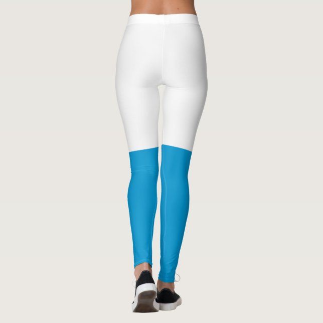 Bayerische Flagge Leggings (Rückseite)