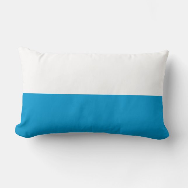Bayerische Flagge Lendenkissen (Vorderseite)