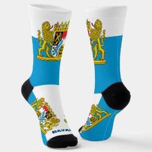 Bayerische Flagge Patriotisch, Nachhaltig Bayern Socken