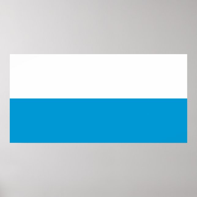 Bayerische Flagge Poster (Vorne)