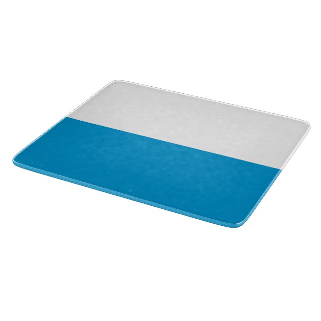 Bayerische Flagge Schneidebrett (Ecke)