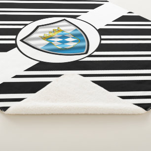 Bayerische Flagge Sherpadecke