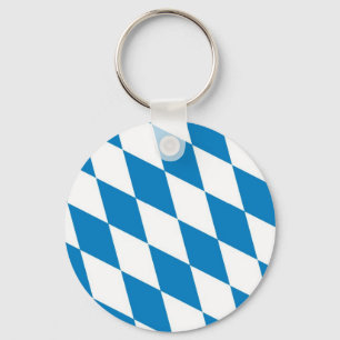 Bayerische Landflagge Schlüsselanhänger