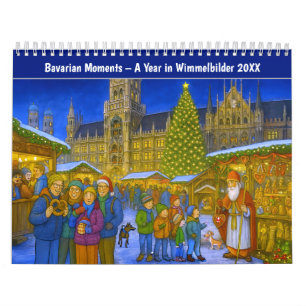 Bayerische Momente – Ein Jahr in Wimmelbildern Kalender
