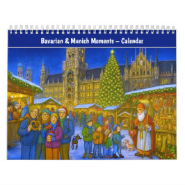 Bayerische Momente – Ein Jahr in Wimmelbildern Kalender