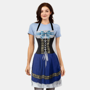 Bayerische Oktoberfest Dirndl Schürze
