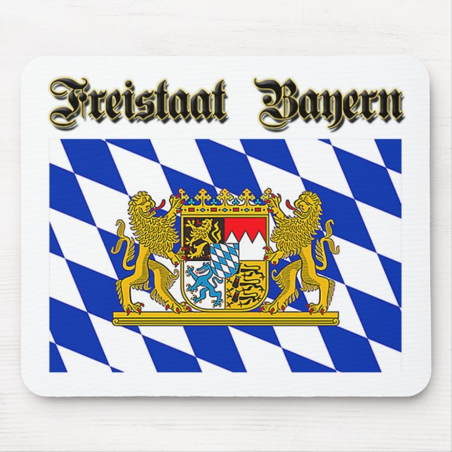 Bayerische Wappen Mousepad (Vorne)