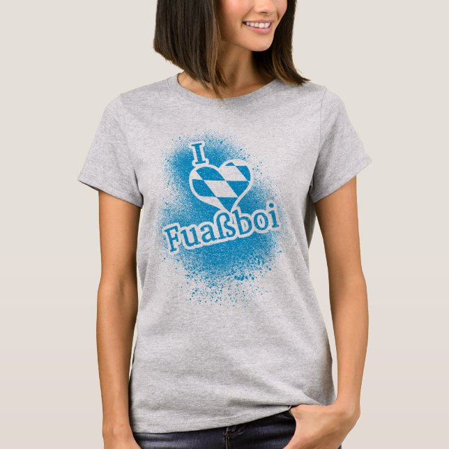 Bayerischer Fußball-T - Shirt (Vorderseite)