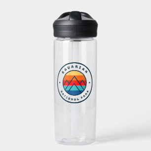 Bayerischer Nationalpark Deutschland Minimalistisc Trinkflasche