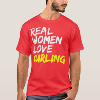 Bayerisches Curling Team Real Women Liebe Curling T-Shirt
