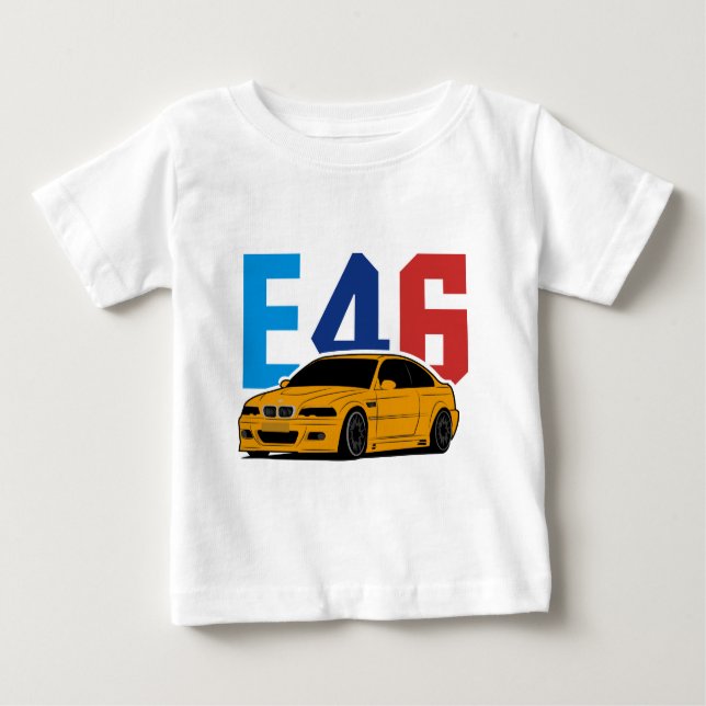 Bayerisches E46 Baby T-shirt (Vorderseite)