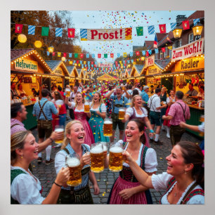 Bayerisches Festival-Jubel beim Poster zur Dämmeru