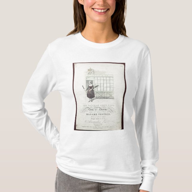 Bayerisches Mädchen-Lied durch Maxime Gouci, T-Shirt (Vorderseite)