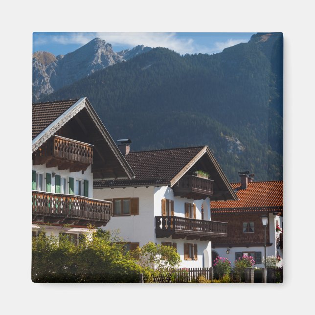 Bayerisches Sgraffito-Haus Magnet (Vorne)