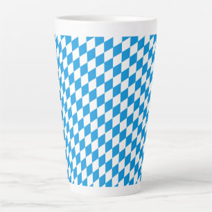 Bayerisches Staatsgebiet - Flaggenfarben Muster Milchtasse
