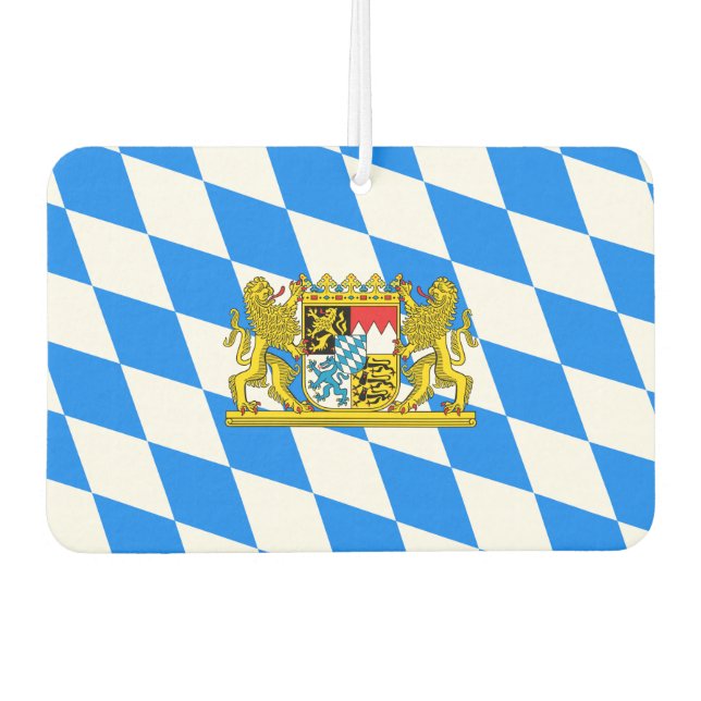 Bayerisches Wappen Autolufterfrischer (Vorderseite)