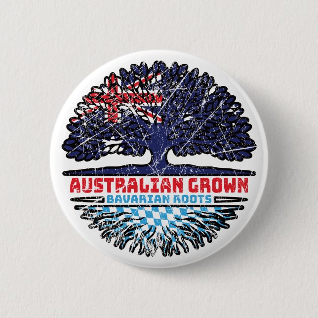 Bayern Bayerisch Australien Treots Button (Vorderseite)