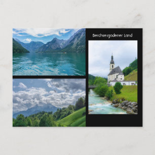 Bayern Berchtesgadener Land - Collage Postkarte