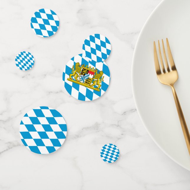 Bayern Confetti, Party, Bayerische Flagge Konfetti (Gruppe)